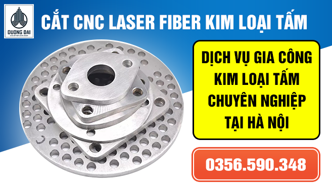 CẮT CNC LASER FIBER KIM LOẠI TẤM