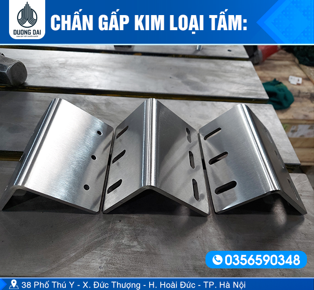 Gia công chấn gấp  kim loại tấm