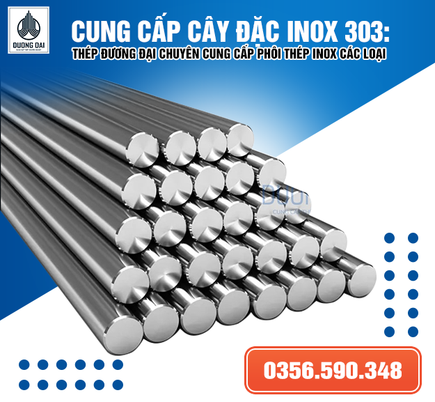 Cây đặc inox 303