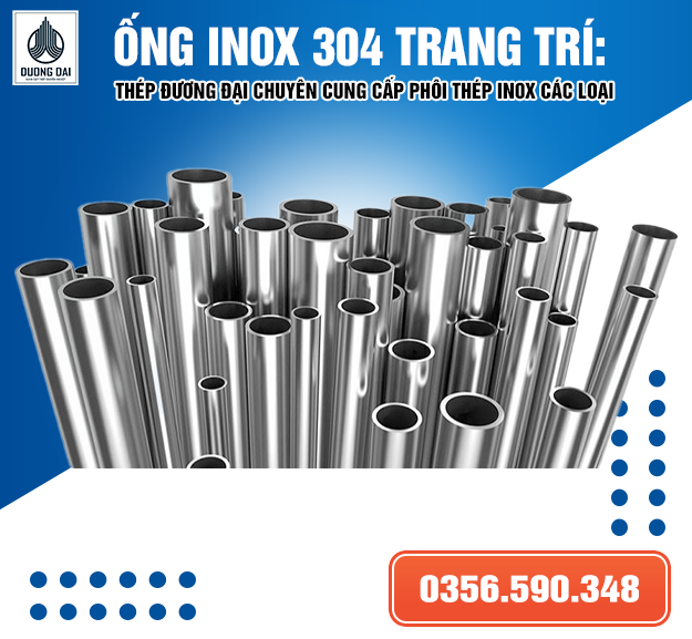 Ống Inox 304 Trang Trí