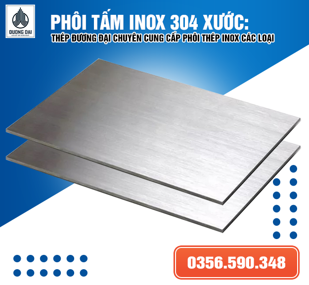 TẤM INOX 304 XƯỚC