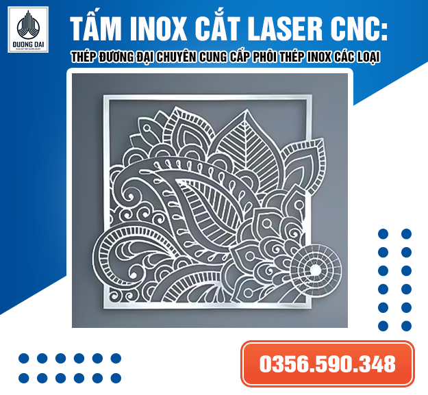 Tám inox cắt CNC