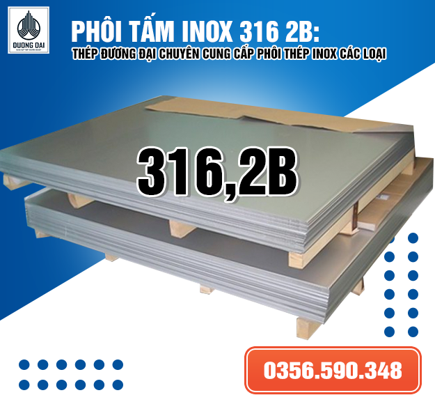 TẤM INOX 316 2B