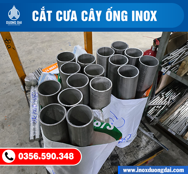 Cắt Cưa Cấy Inox Ống 304