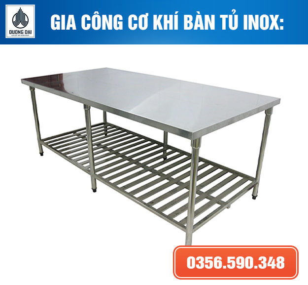 Gia Công Bàn Ghế Tủ Inox 304