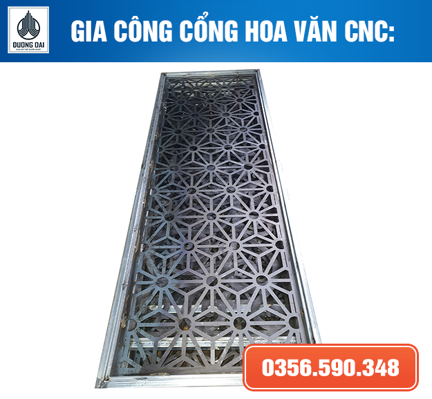 Gia Công Cắt Laser Cổng Hoa Văn CNC