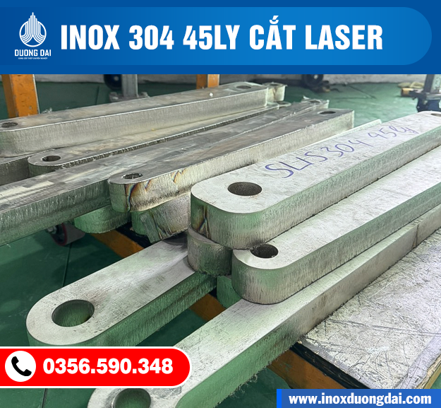 Inox 304 45 Ly Cắt Laser